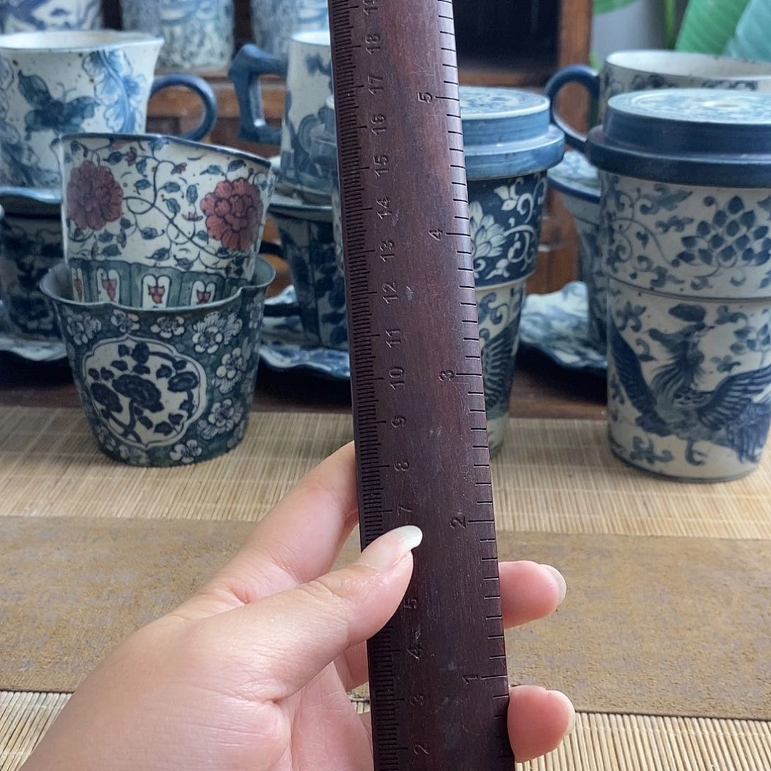 太***泪手工手绘青花高温陶瓷