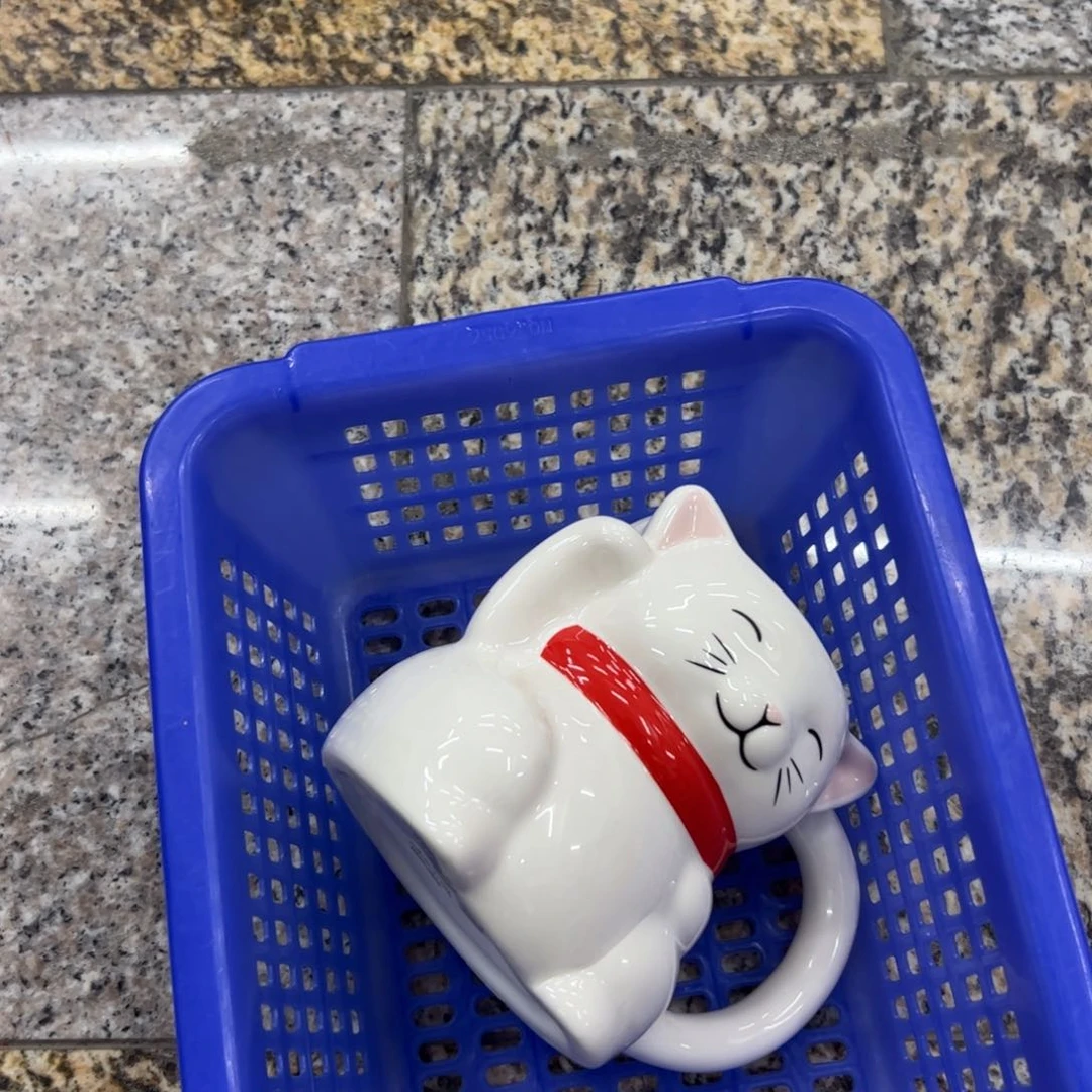 喜****陶瓷猫杯子无瑕疵