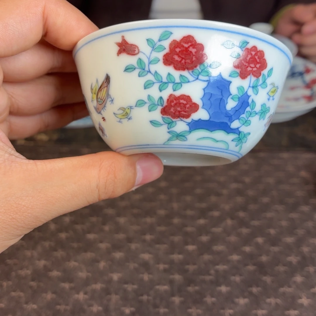 杯子瓷瓷姑娘景德镇陶瓷艺术