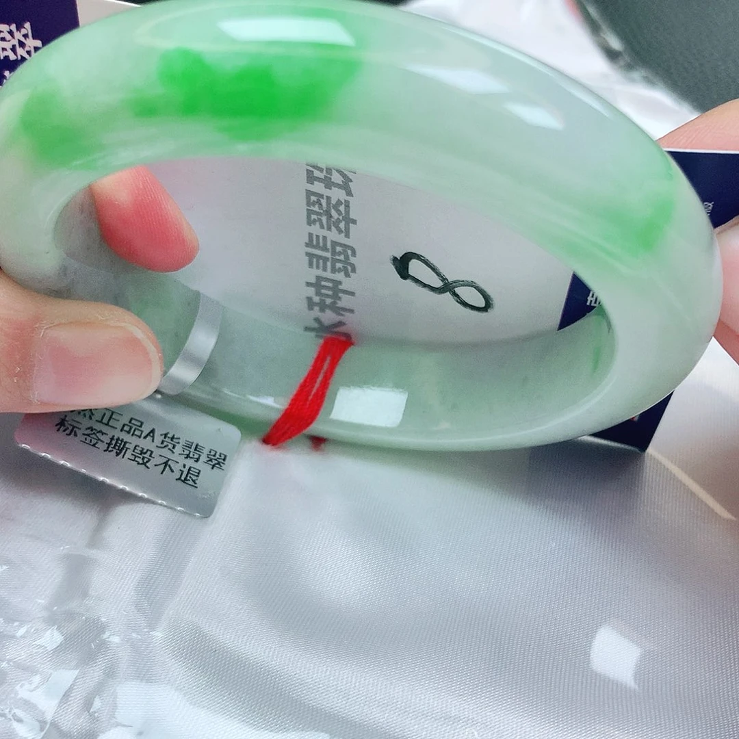 翡翠未镶嵌手镯缅甸天然a货翡翠手镯