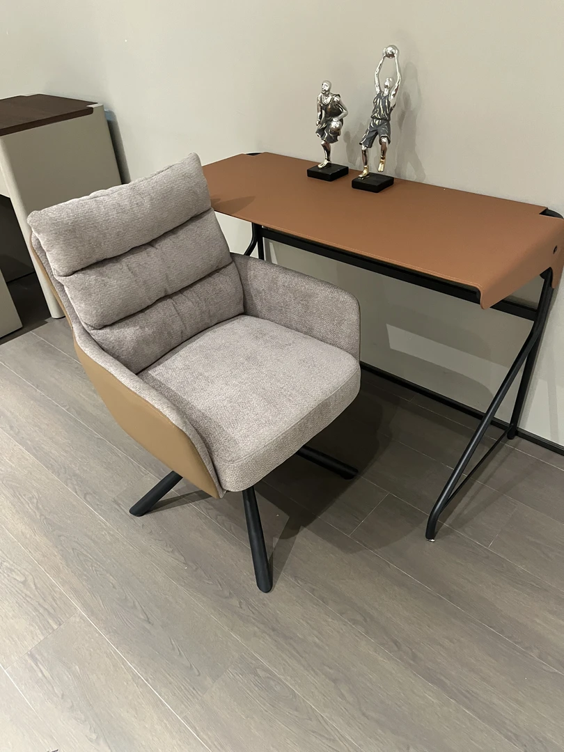 【柚苏】【云朵】意式轻奢简约家用客厅房间书椅旋转办公学习转椅