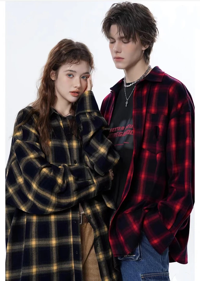 （301-398）2025剪标格子衬衫