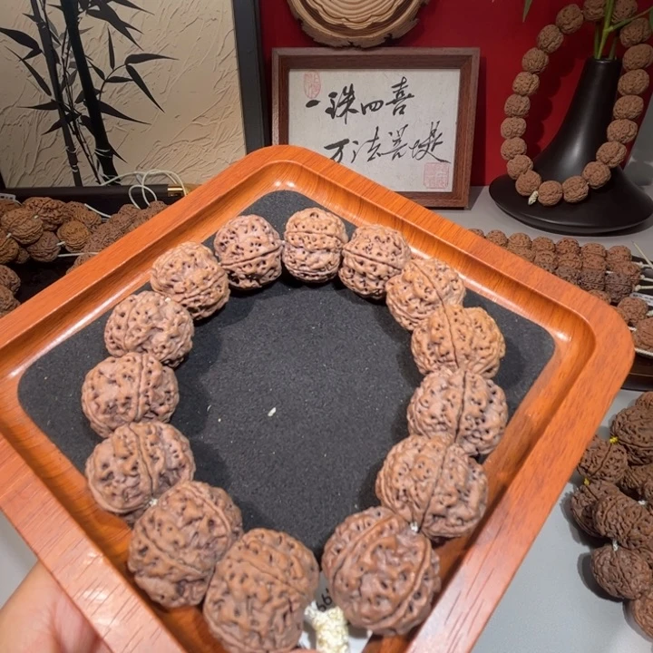 金刚菩提手串方墩双龙梅花21