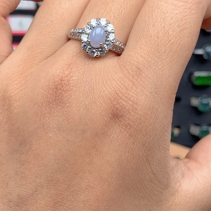 翡翠未镶嵌戒指戒指