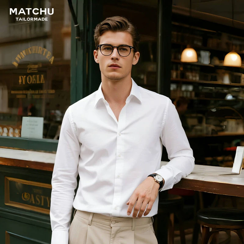 【标品】码尚总裁黑金200支DP免烫高端总裁衬衫标品