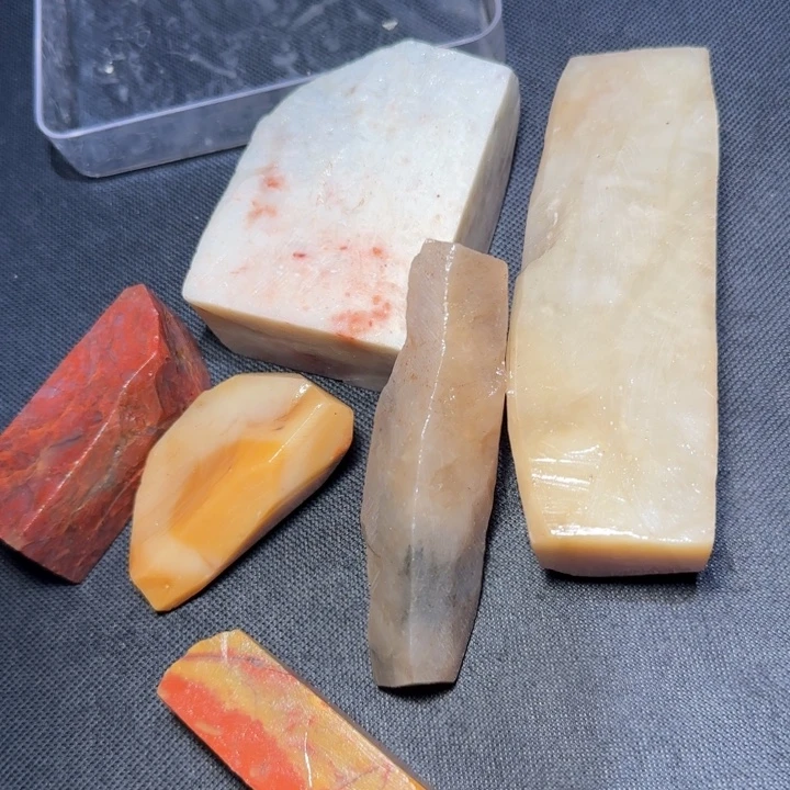 寿山石福集福寿山石印章