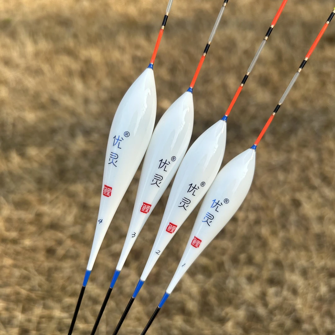 高灵敏轻口鲫鱼鲤鱼漂黑坑综合混养枣核行程漂抗走水加粗野钓浮漂