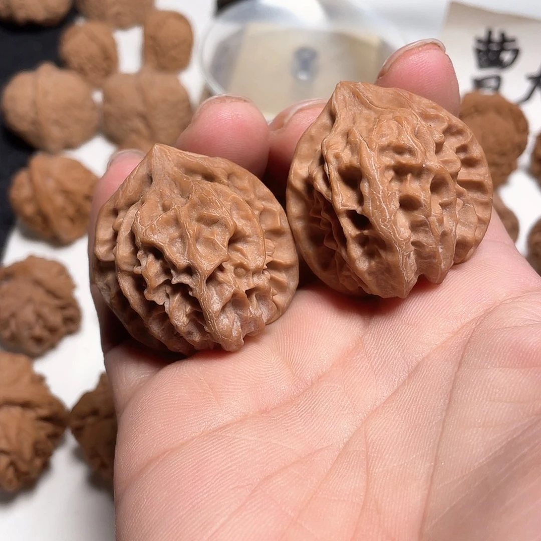 真***糊把件文玩核桃文玩核桃曹大龙