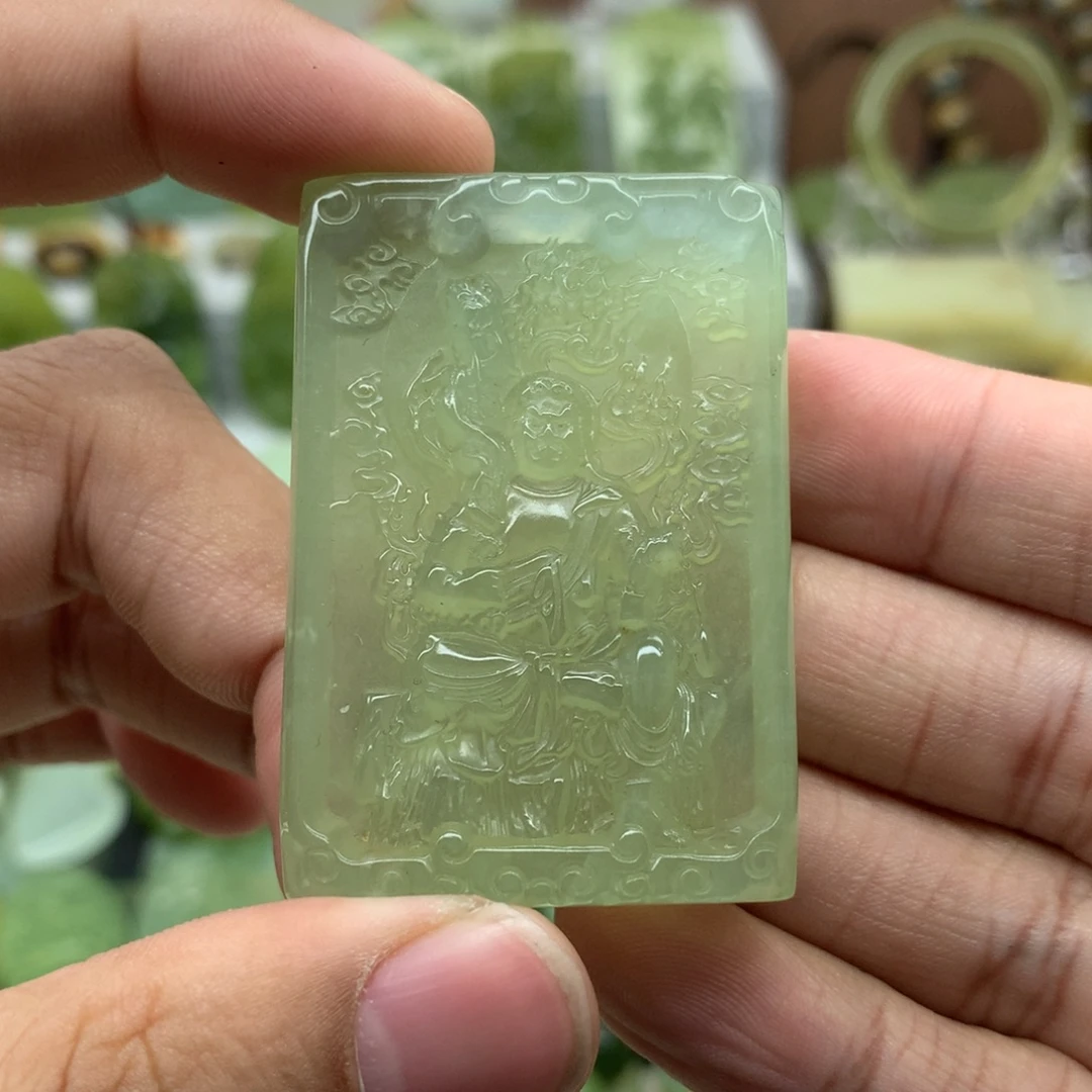 岫玉未镶嵌吊坠(不含链)