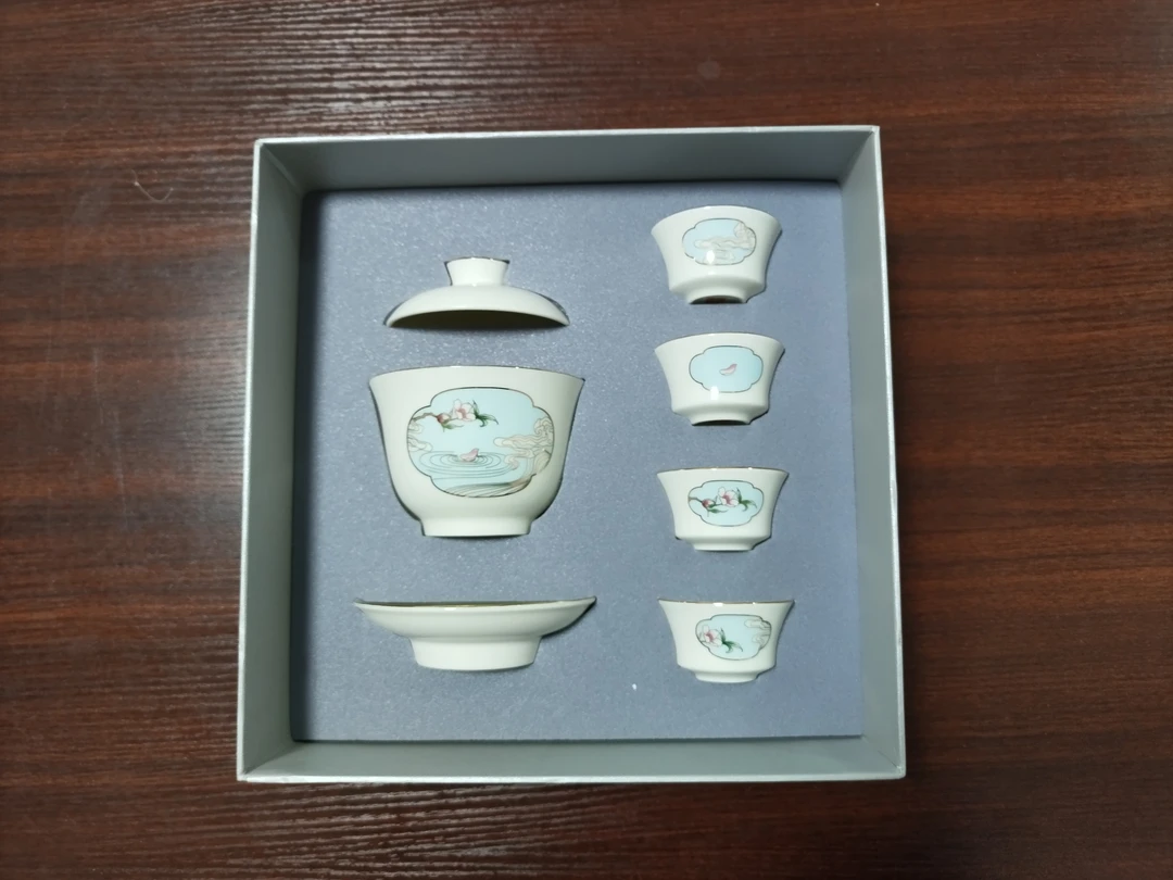 淄博文旅地域特色礼品馈赠佳品礼盒套装云水禅心石英瓷瓷器