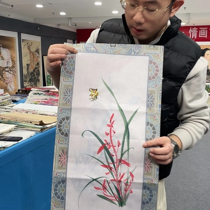 国画今天上午国画作品展示