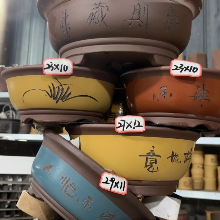紫砂花盆                 100-6