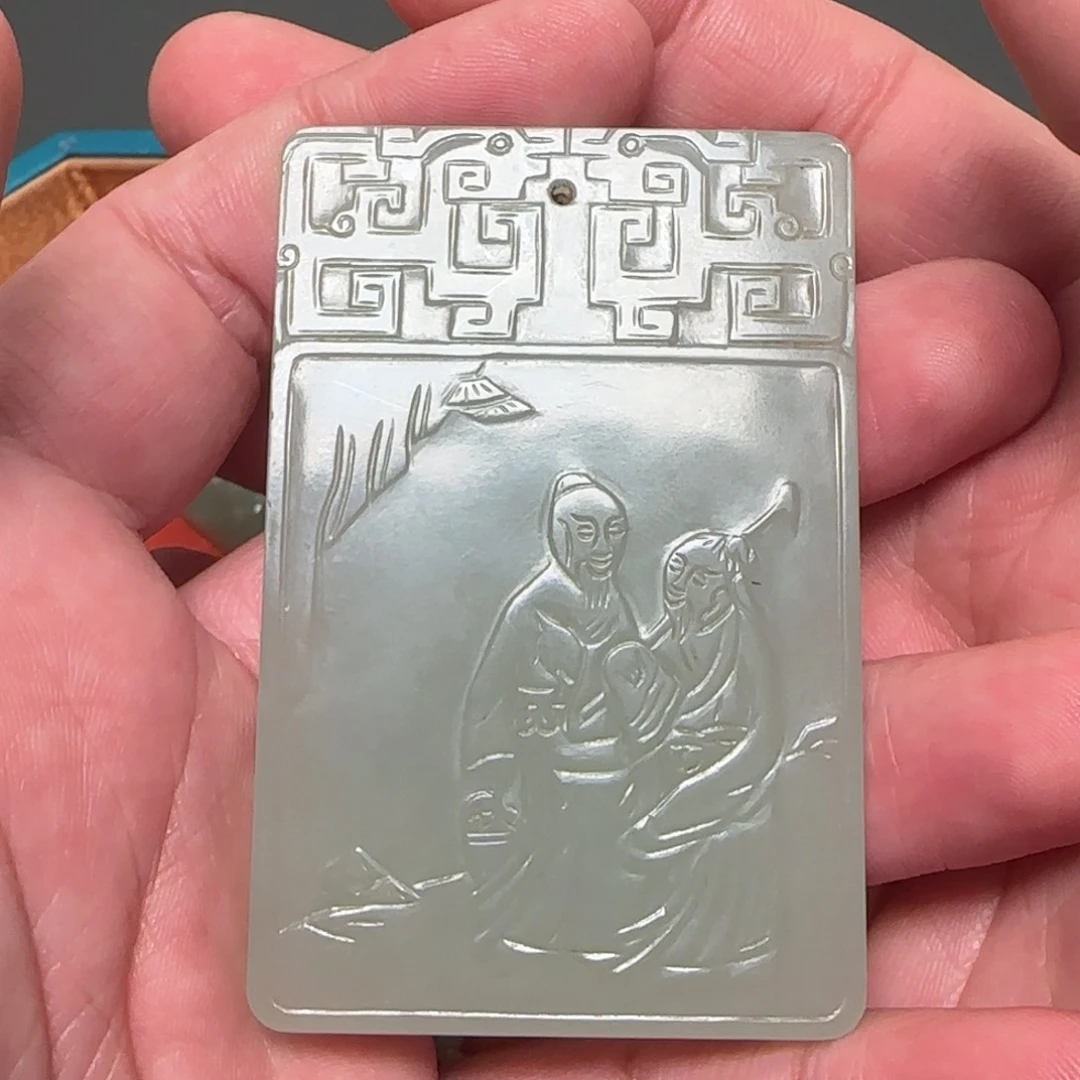 和田玉把件未镶嵌过**忘