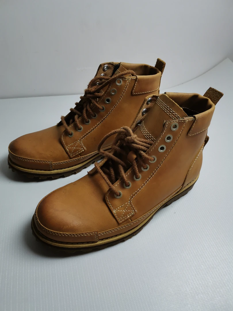 微瑕外贸大黄峰，大黄鞋，马丁靴男靴蒙古靴高帮鞋大底车线不易开胶