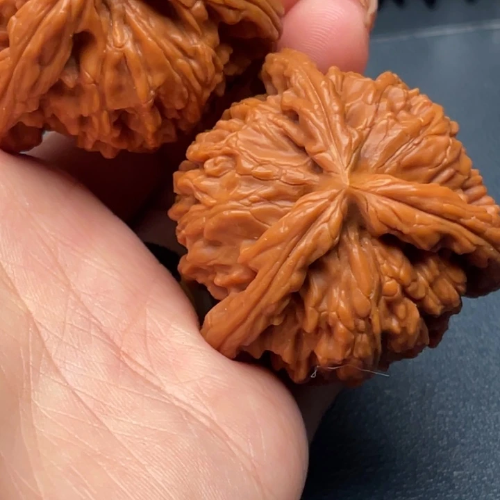 天***6吊坠文玩核桃白狮子
