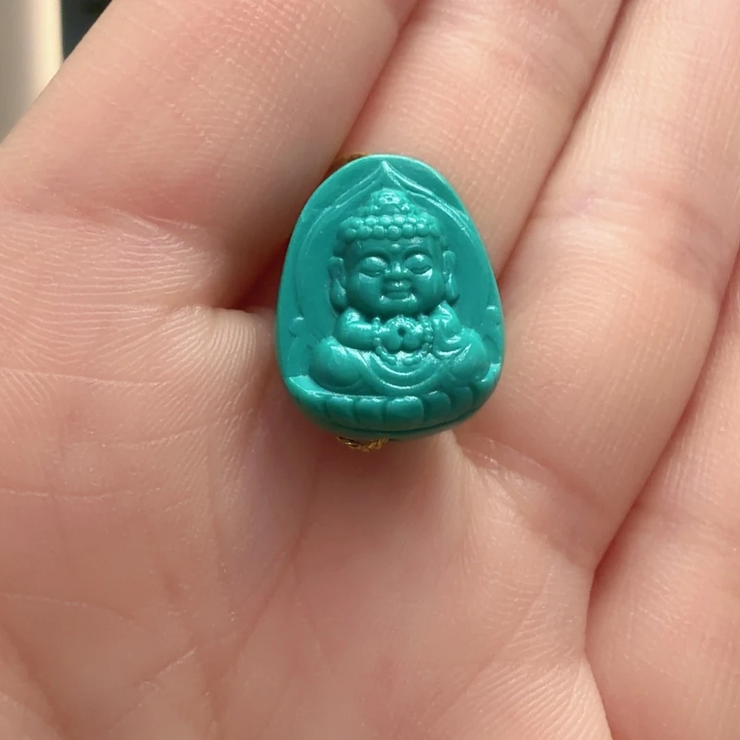 绿松石未镶嵌颈饰