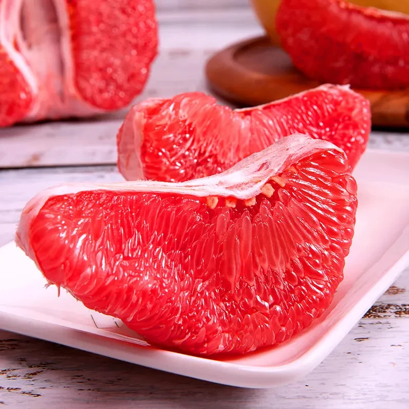 福建琯溪红肉蜜柚薄皮红心柚酸甜爆汁新鲜原产地平和蜜柚现摘现发