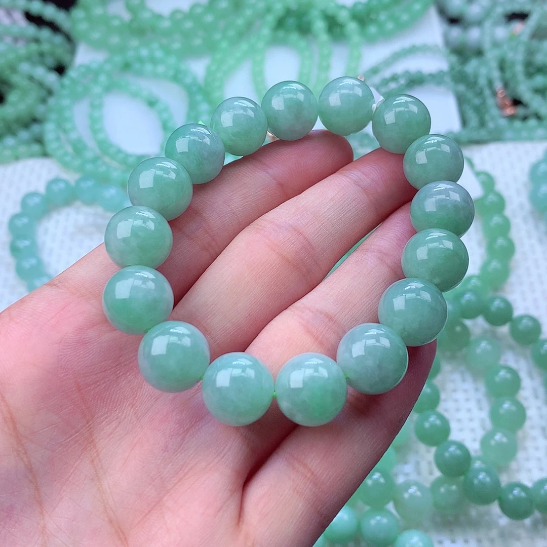 翡翠未镶嵌毛衣链卡12.6