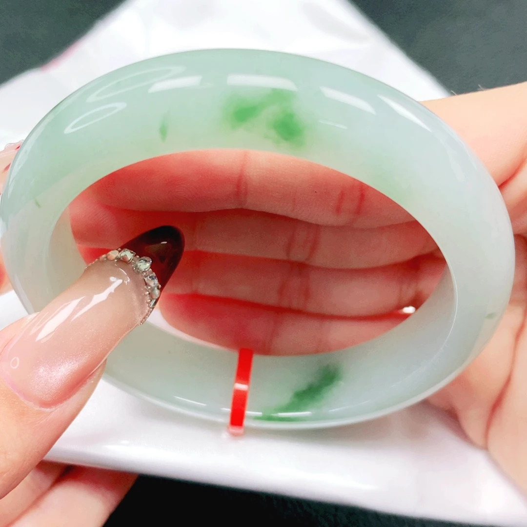 翡翠未镶嵌手镯56