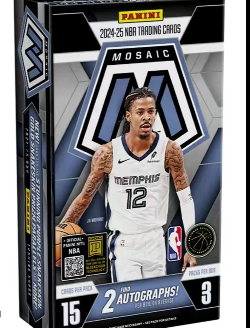 24-25 马赛克 Hobby 篮球 帕尼尼 Mosaic NBA 球星卡盲盒 代拆