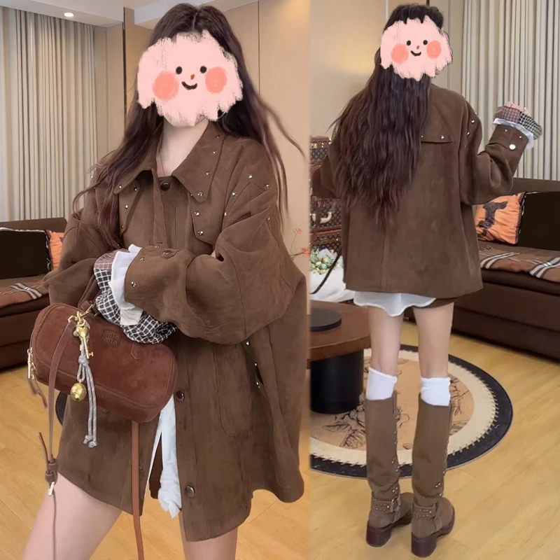 小众网红洋气炸街女装高级夹克2025春秋新款宽松显瘦时尚百搭外套