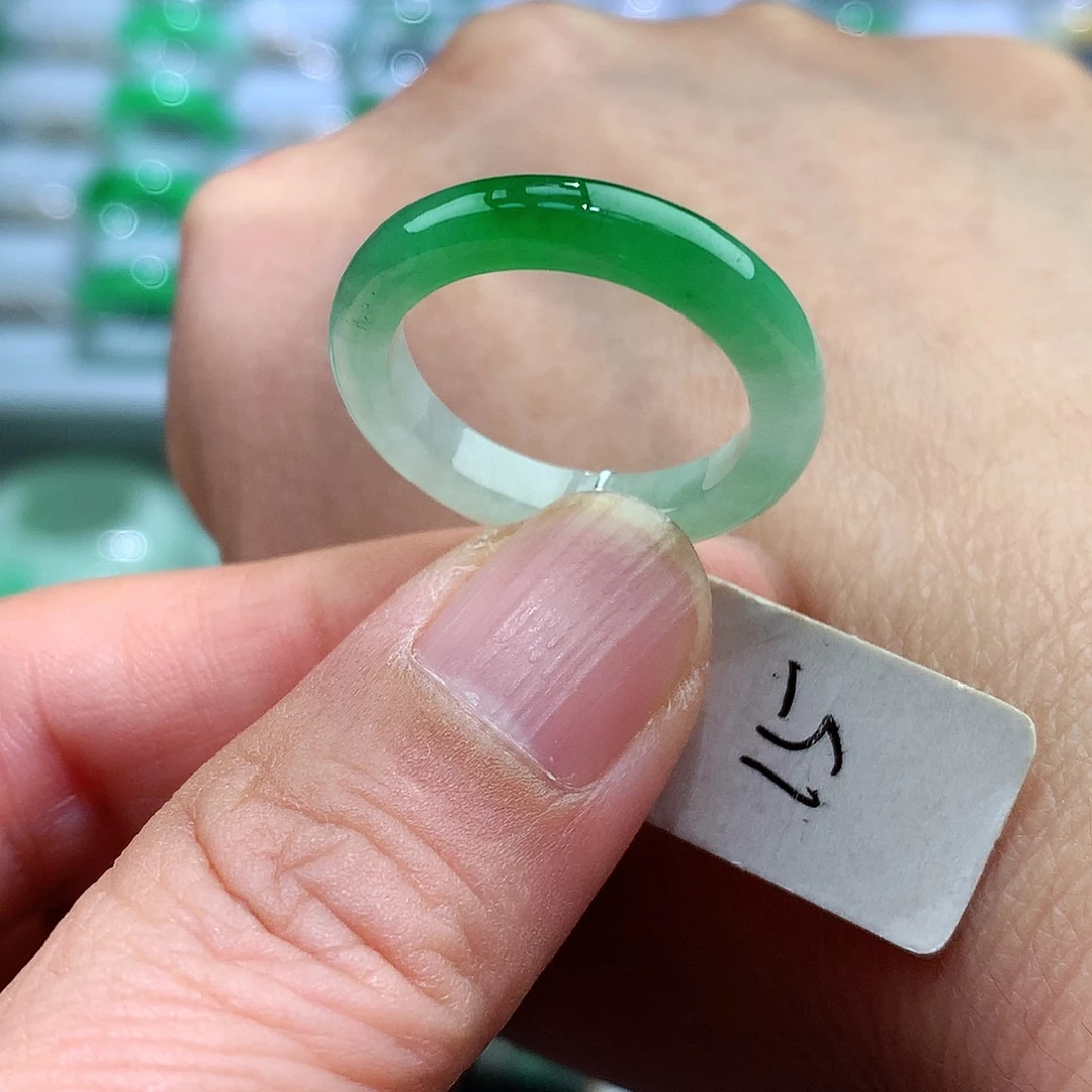 未镶嵌戒指翡翠15号