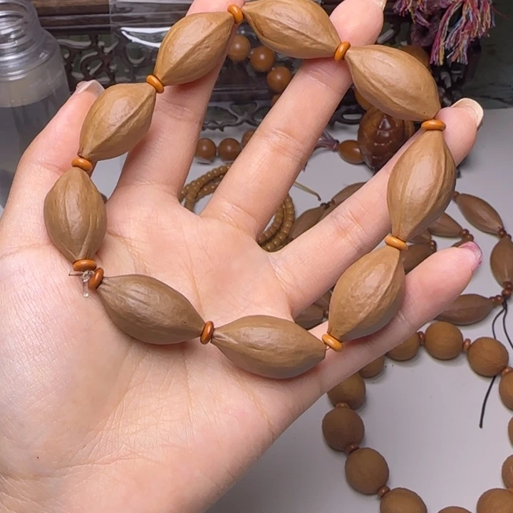 橄榄核手串/手链橄榄核油核小柳叶1.4mm福利