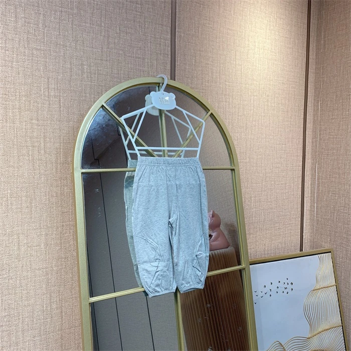 AR113  宝宝灰色防蚊裤子  九分裤  夏款