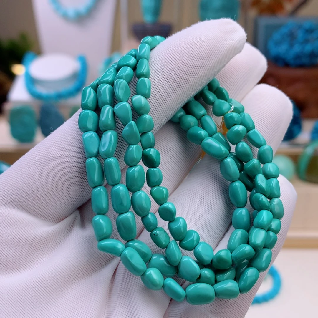 绿松石未镶嵌挂件