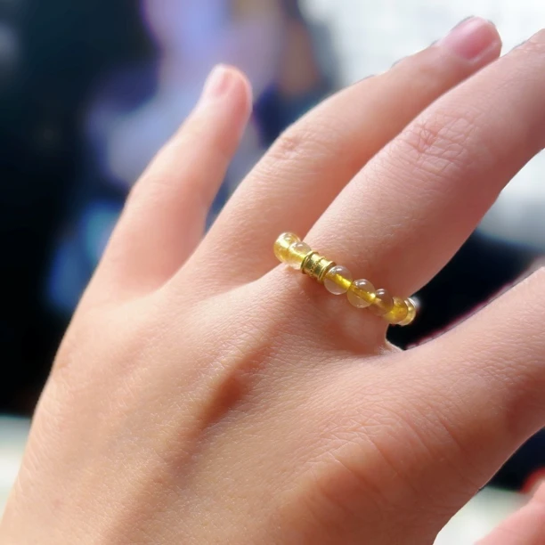 金发晶戒圈特价福利感谢遇见