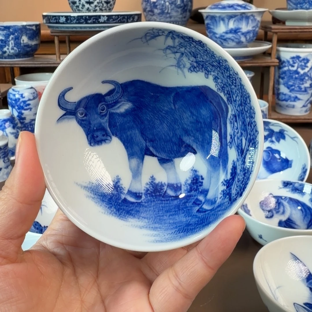 现***实景德镇陶瓷手工手绘绘