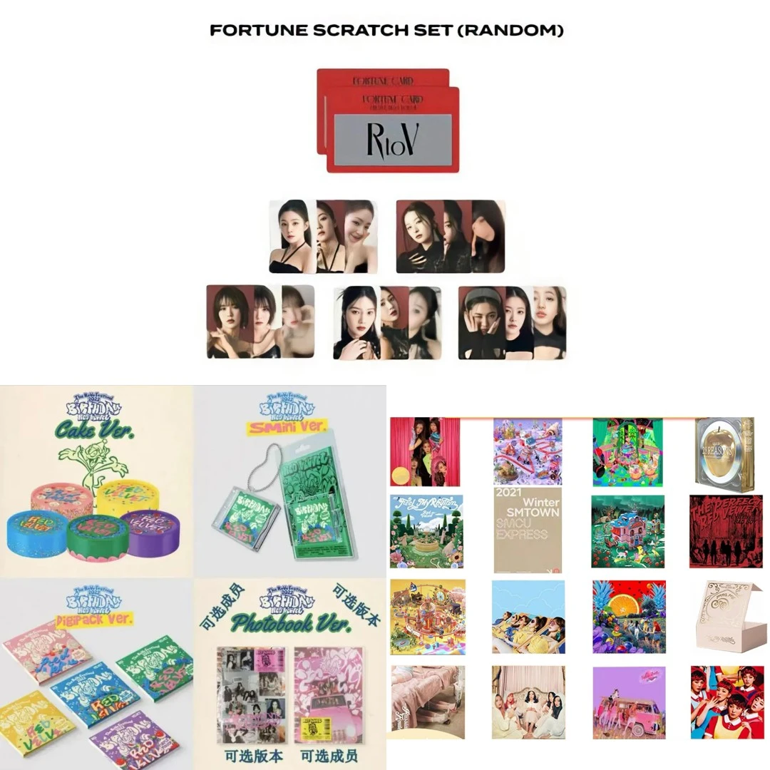 红贝贝 Red Velvet 随机卡 专辑 画册 抽卡翻面/专辑拆后不退换