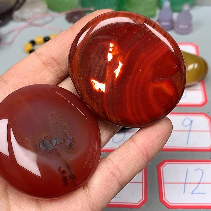玉***丹玛瑙/玉髓未镶嵌颈饰