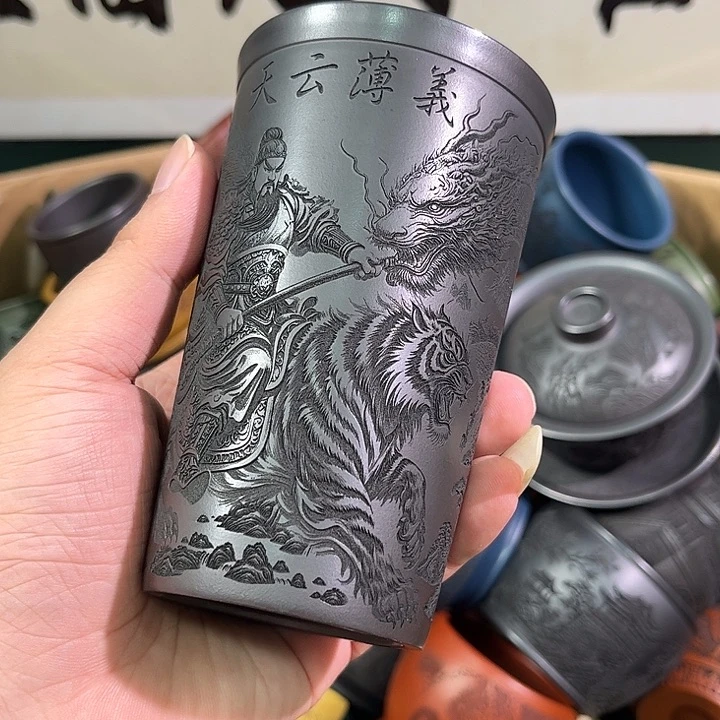 茶杯紫砂全手工紫砂主人杯