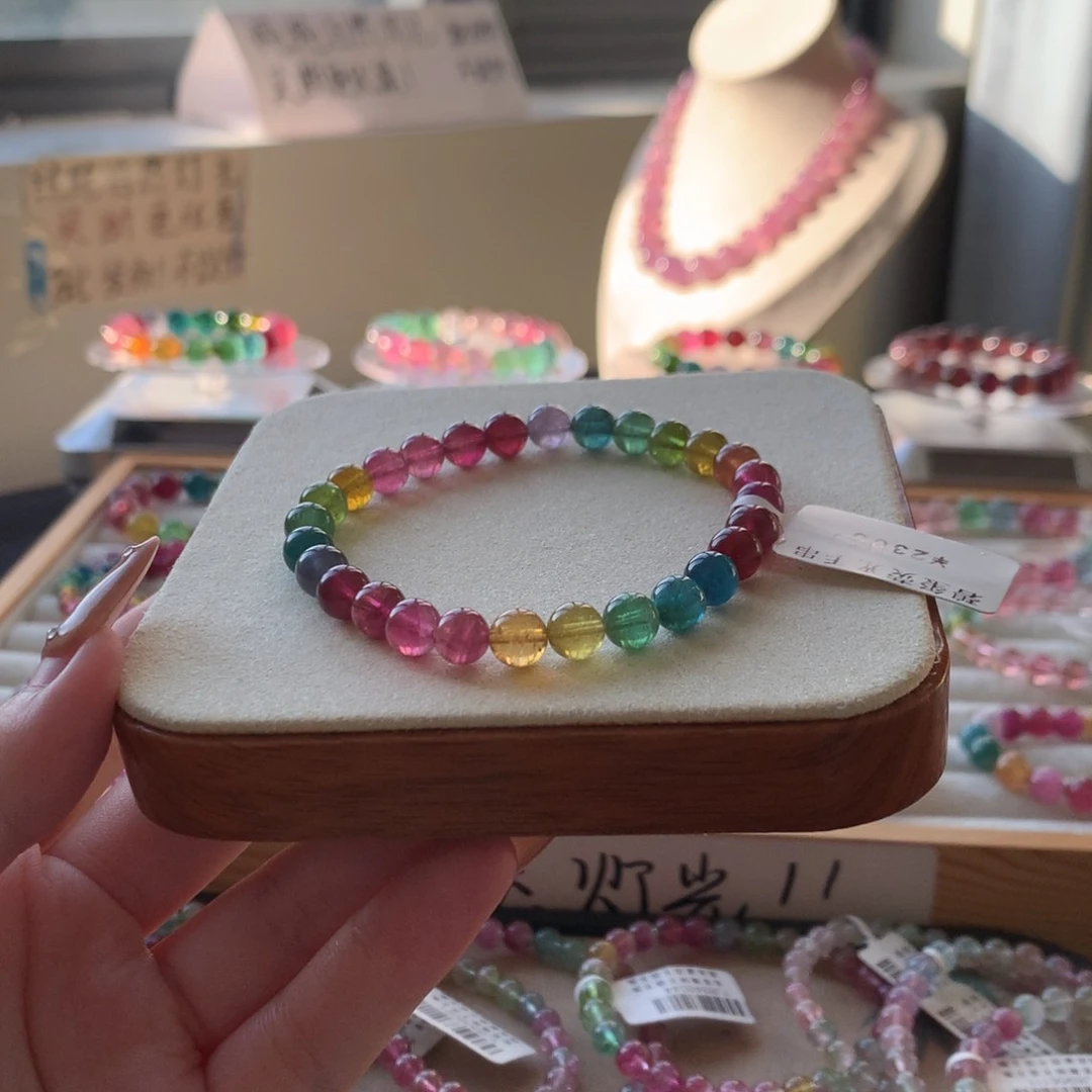 未镶嵌手链碧玺碧玺