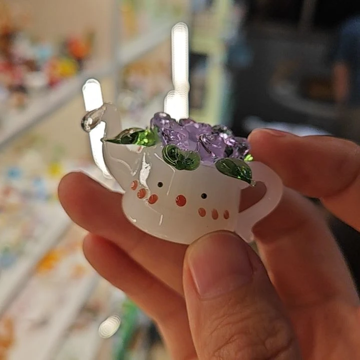 琉璃手工艺品花壶