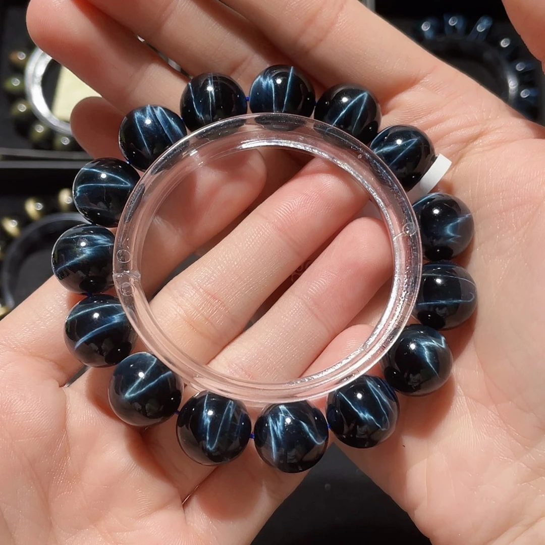 锦***雨木变石（虎睛石）手链未镶嵌