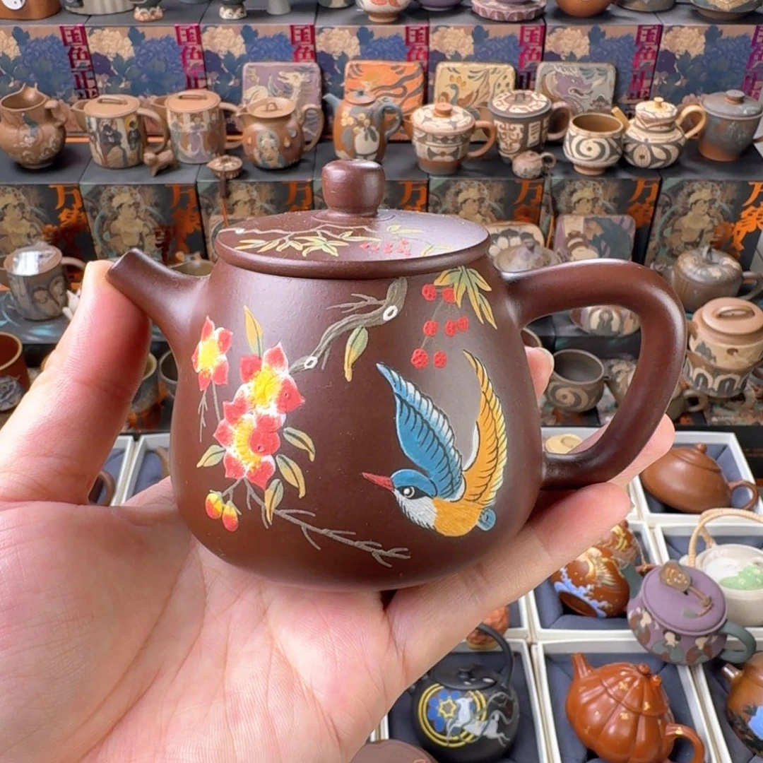 茶壶紫砂200cc原矿精工半手