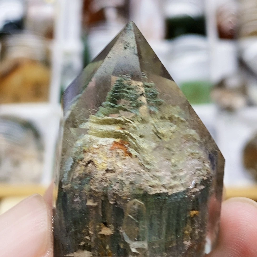 水晶珠宝半成品未镶嵌摆件