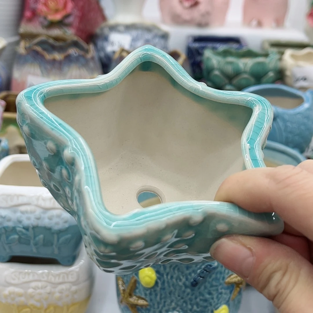 【闪购商品】陶瓷多肉绿植陶瓷花盆