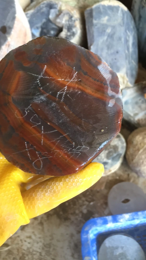 天然玛瑙原石板料定制专拍不退换