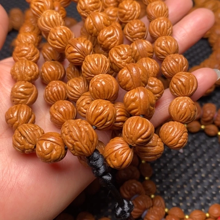 桃核手串龙纹桃核