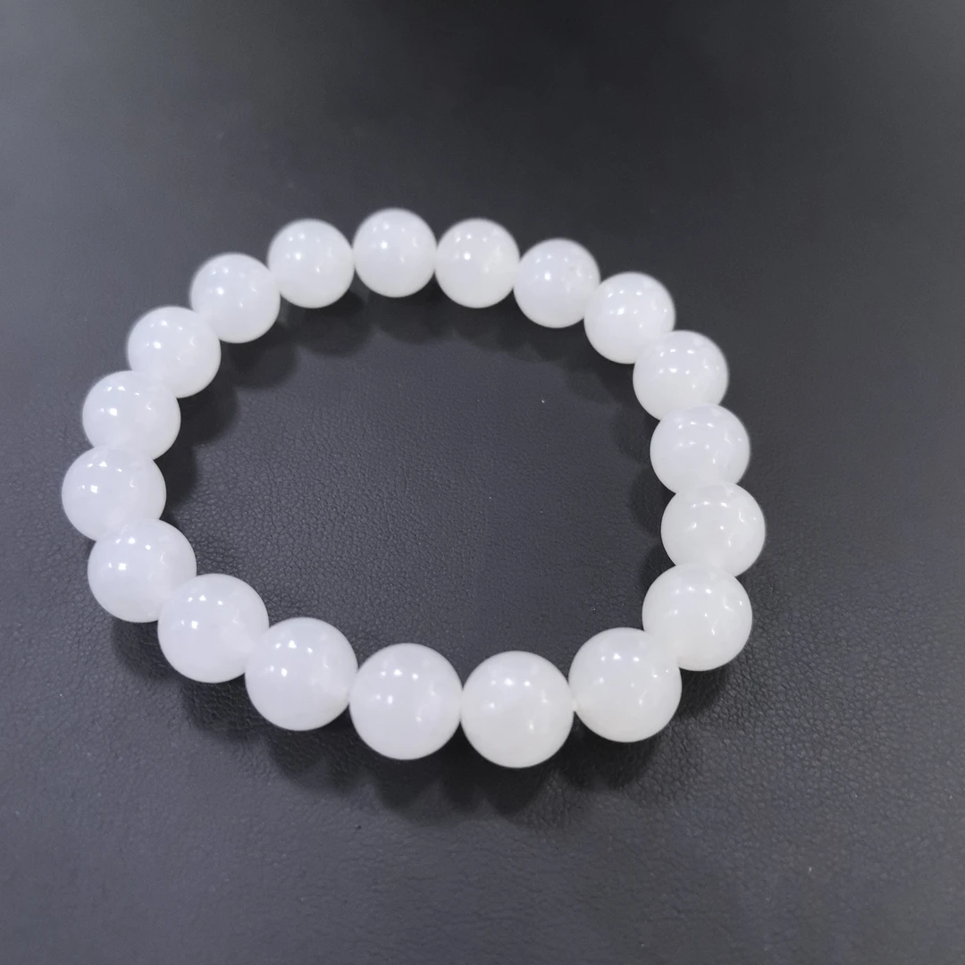 【国玉甄品】SC034和田玉白玉手串卡10