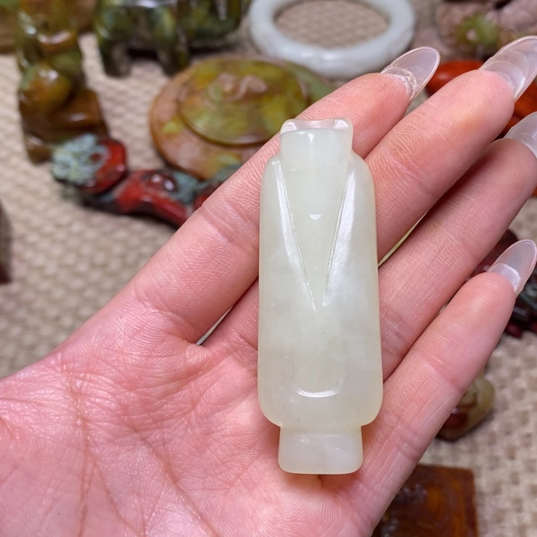 白玉菩提吊坠白玉菩提白玉菩提摆件