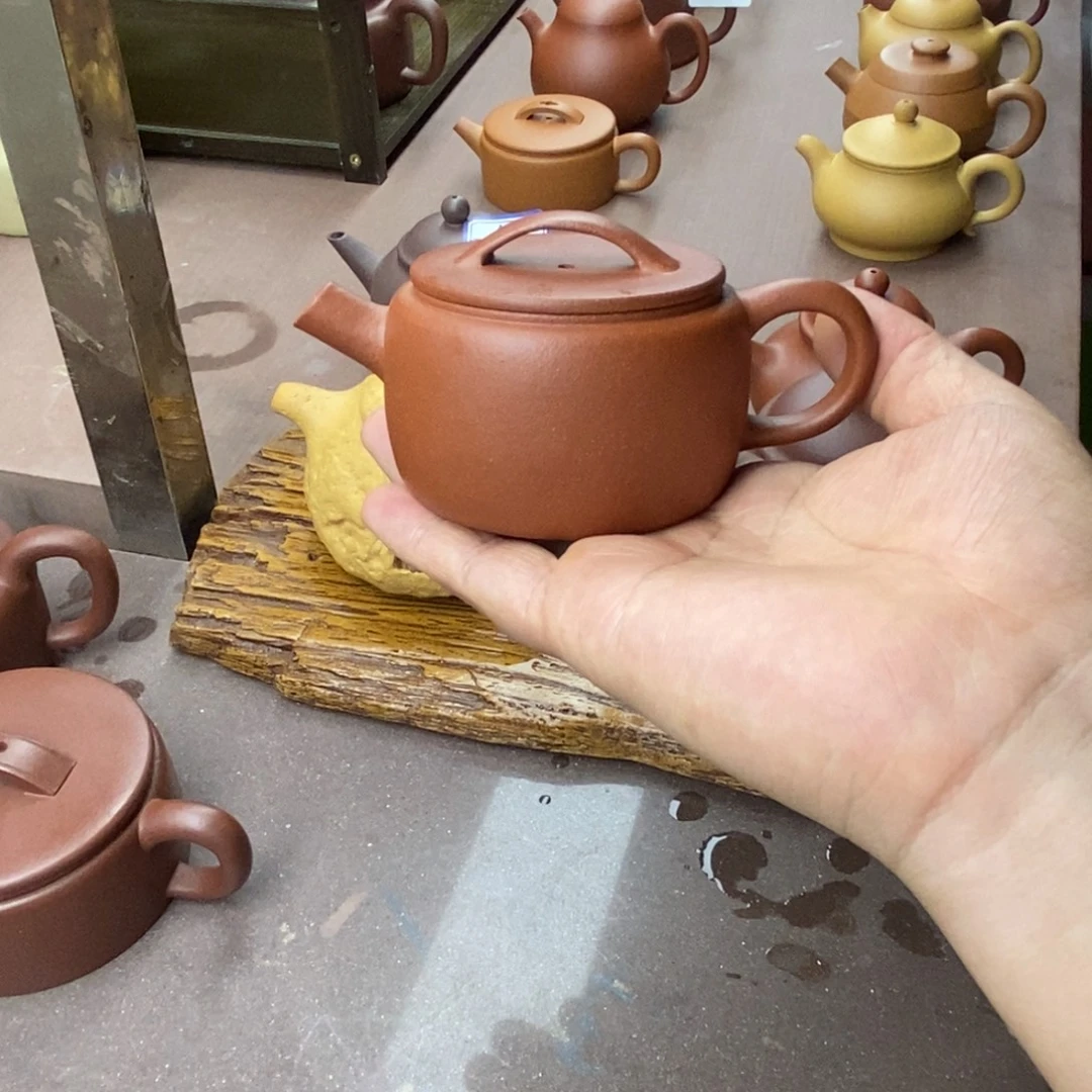 茶壶紫砂紫砂汉瓦