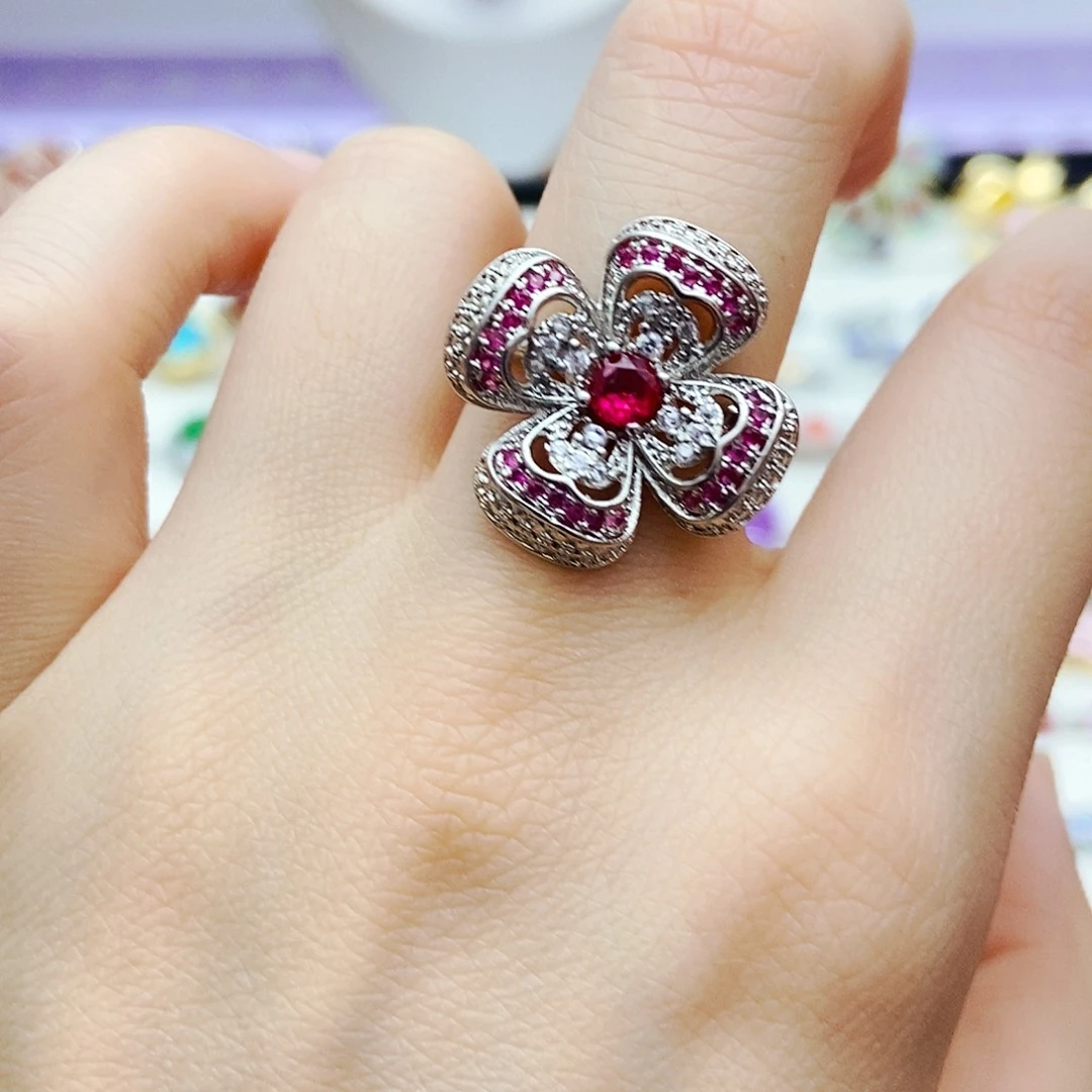 未镶嵌戒指红宝石