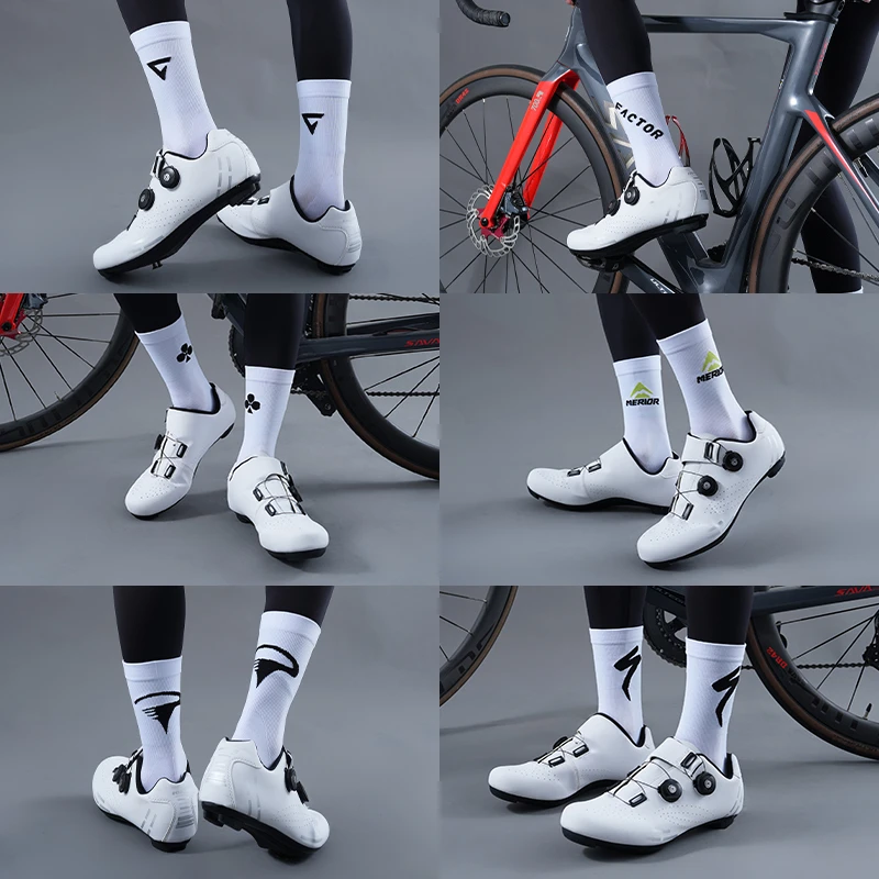 【KOM】车队系列环法公路车骑行袜透气压缩袜中筒户外吸汗运动袜