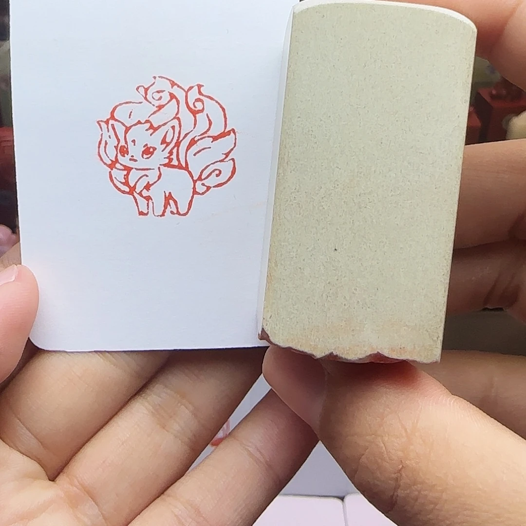 印石寿山石2.5白泽神兽 手工篆刻