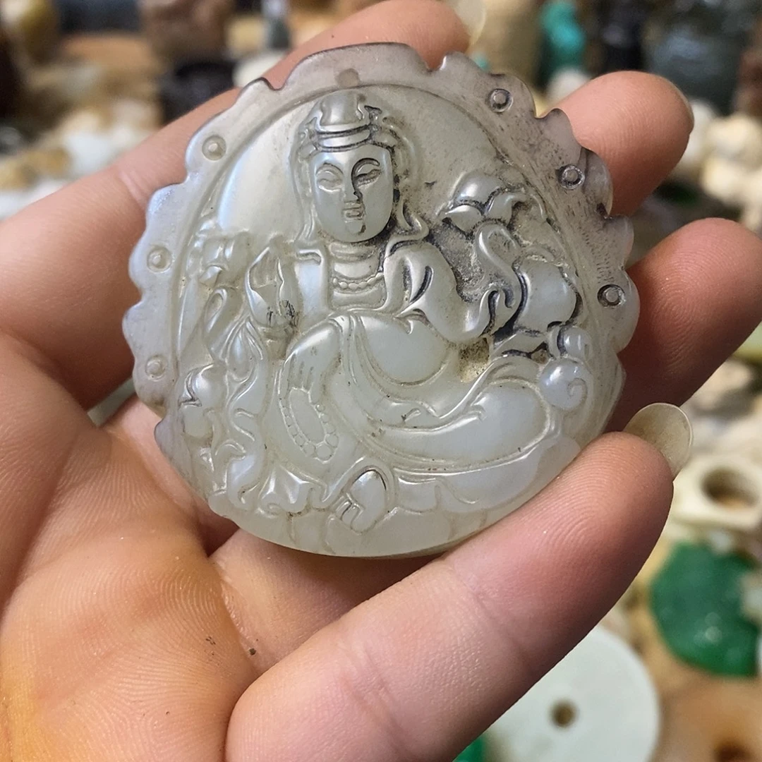 和田玉（糖玉）未镶嵌挂件