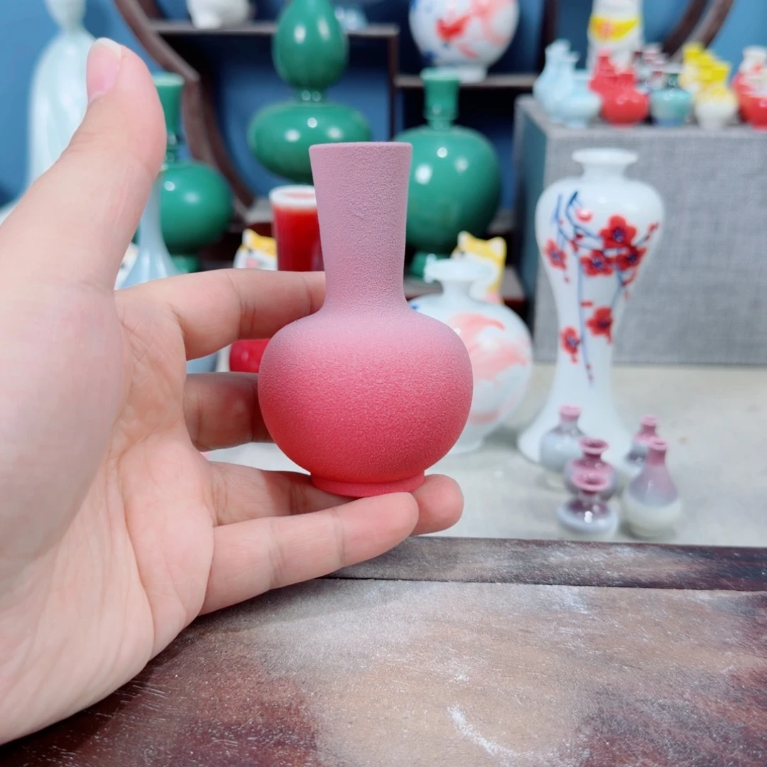陶瓷手工小花器摆件